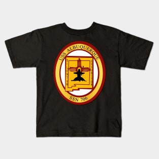 USS Albuquerque (SSN-706) wo Txt Kids T-Shirt